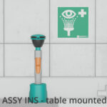 Aufbauvideo B-SAFETY Hand-Augendusche mit einem Brausekopf 45°, Tischmontage, BR713025