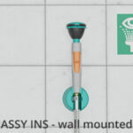 Aufbauvideo B-SAFETY Hand-Augendusche mit einem Brausekopf 45°, Wandmontage, BR713025