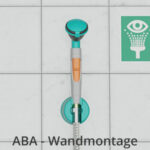 Aufbauvideo B-SAFETY Hand-Augendusche mit einem Brausekopf 45°, Wandmontage, BR713025