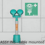 Aufbauvideo B-SAFETY Hand-Augendusche mit einem Brausekopf 45°, Tischmontage, BR713025
